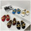 Elegant Women’s Closed Toe Slip-On Flats with Gold Chain