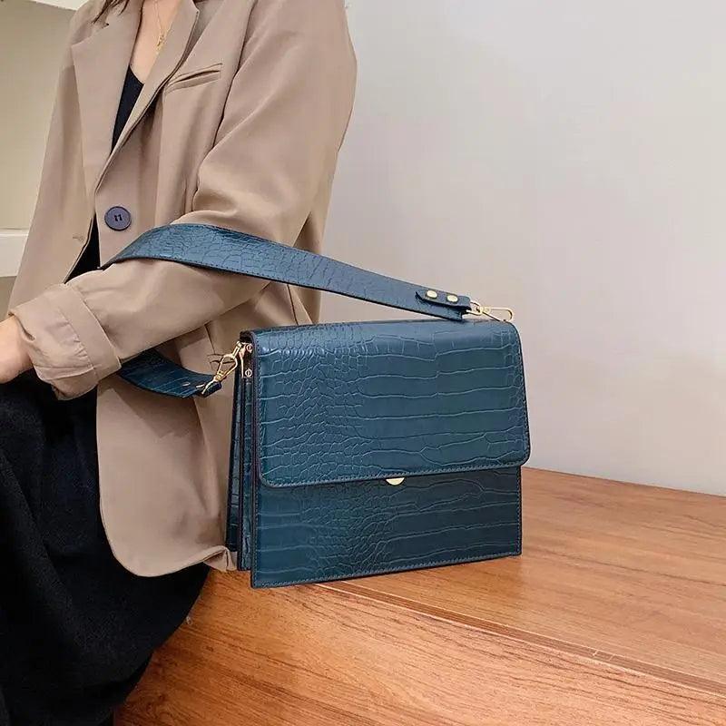 Bolso de Hombro de PU de Lujo Elegante para Mujeres