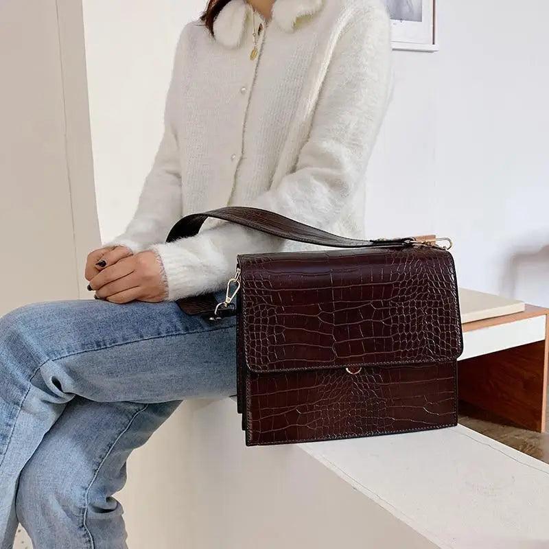 Bolso de Hombro de PU de Lujo Elegante para Mujeres