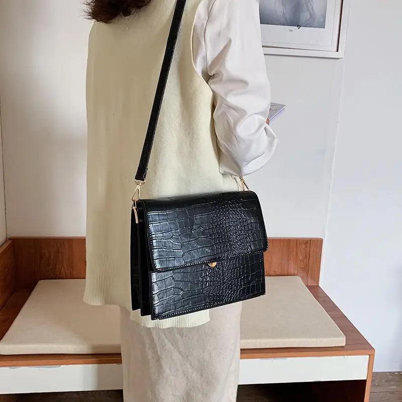 Bolso de Hombro de PU de Lujo Elegante para Mujeres