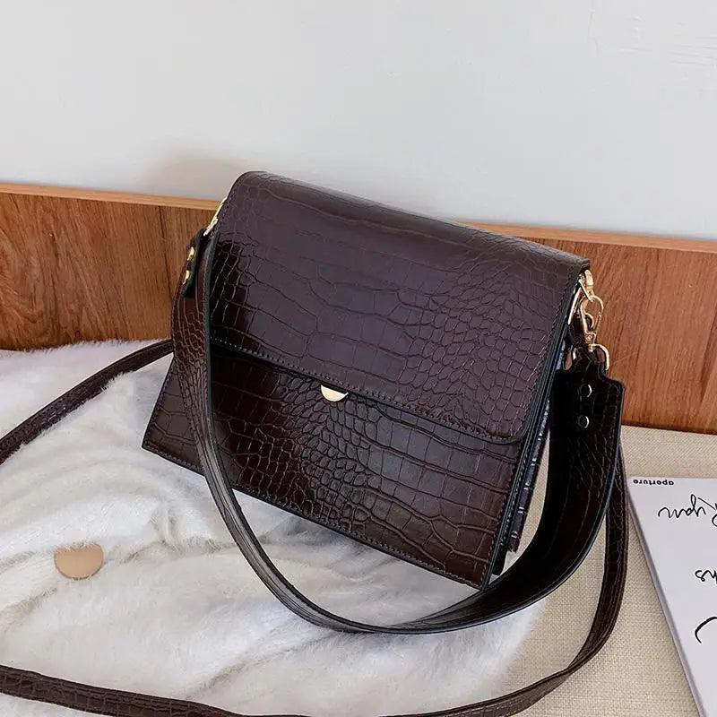 Bolso de Hombro de PU de Lujo Elegante para Mujeres
