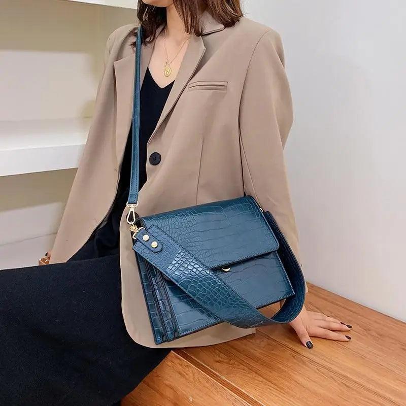 Bolso de Hombro de PU de Lujo Elegante para Mujeres
