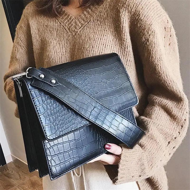 Bolso de Hombro de PU de Lujo Elegante para Mujeres