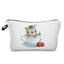 Elegant Multicolor Printed Large Capacity Makeup Bag