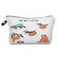 Elegant Multicolor Printed Large Capacity Makeup Bag