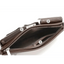 Elegant Black Men's Leather Waist Bag with Adjustable Strap