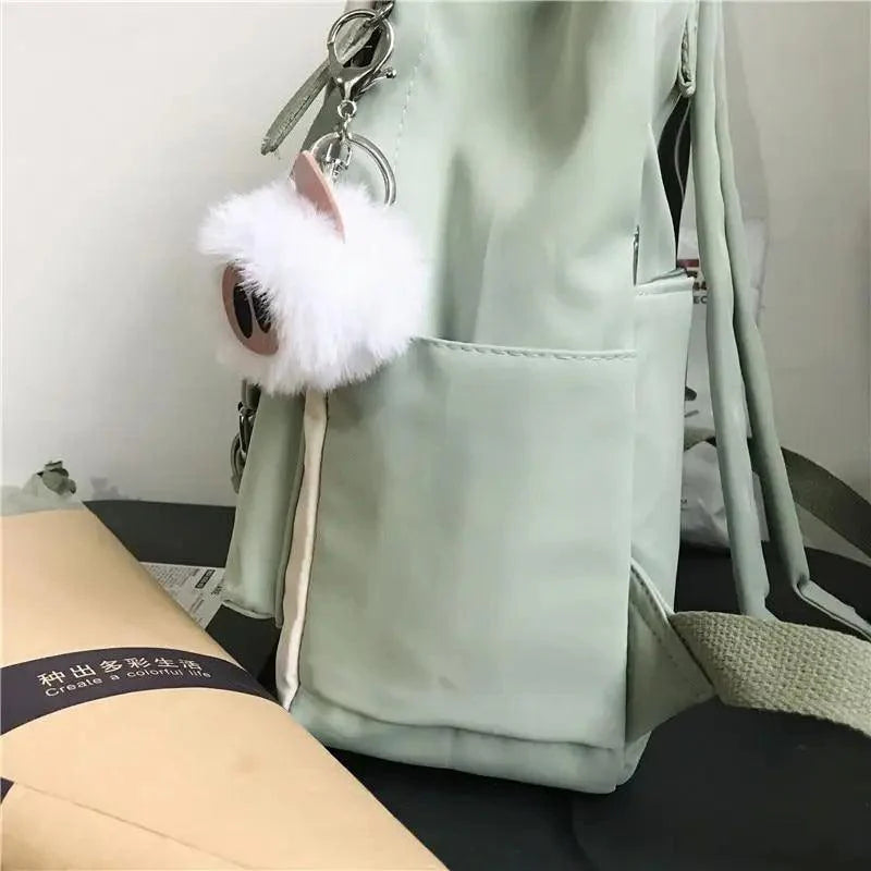 Elegant Waterproof School Backpack for Teen Girls and Women