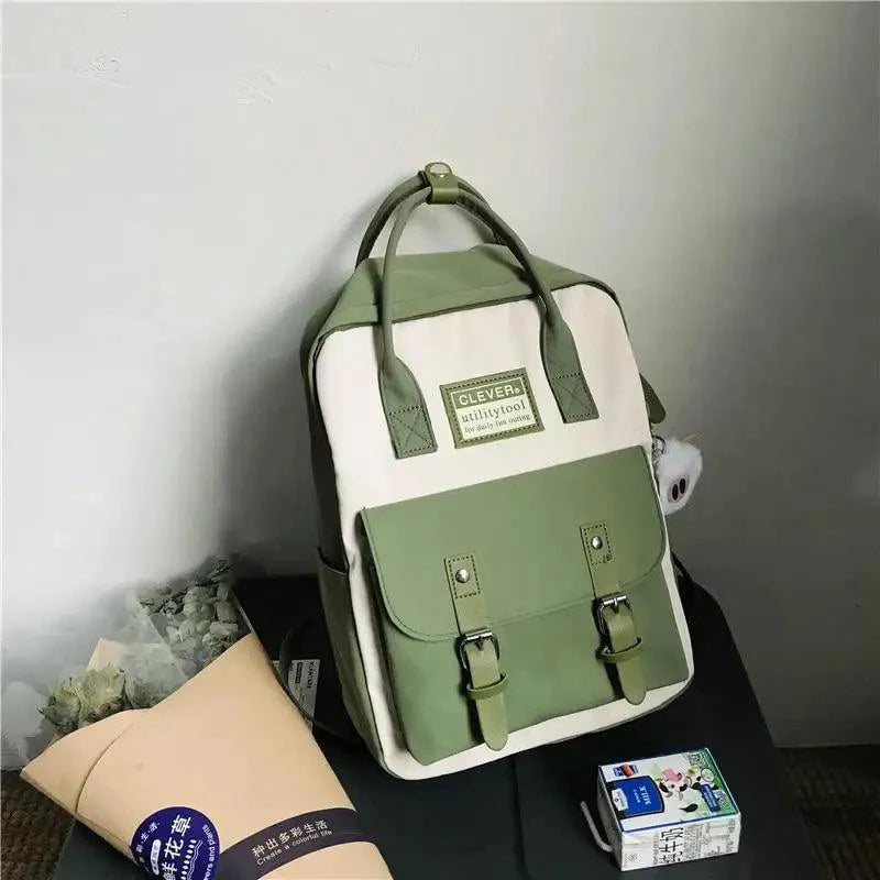 Elegant Waterproof School Backpack for Teen Girls and Women