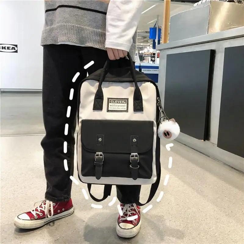 Elegant Waterproof School Backpack for Teen Girls and Women