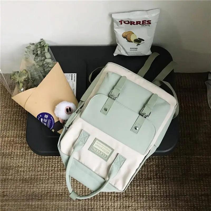 Elegant Waterproof School Backpack for Teen Girls and Women