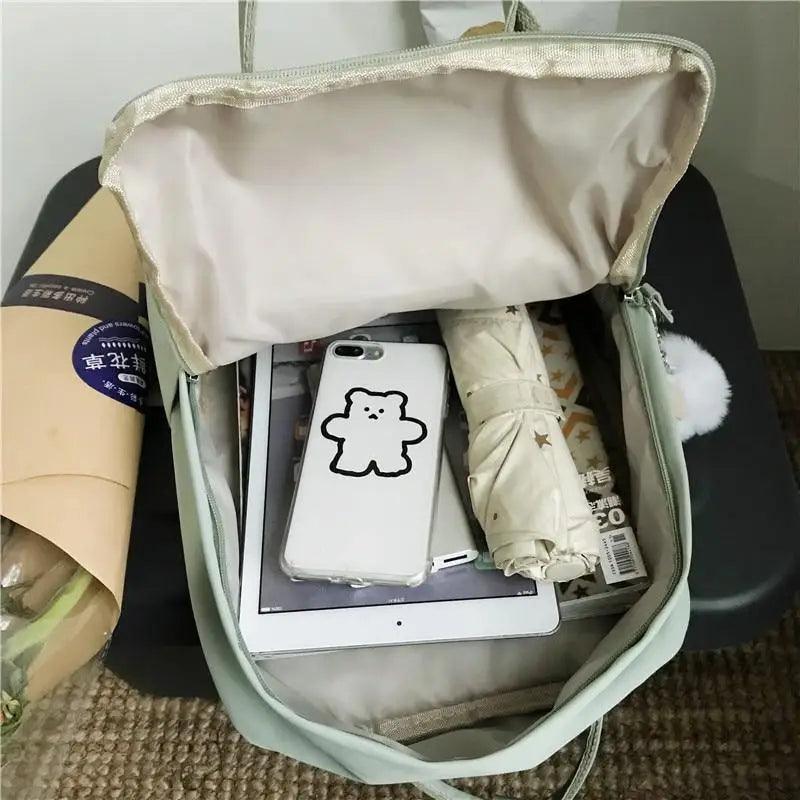 Elegant Waterproof School Backpack for Teen Girls and Women