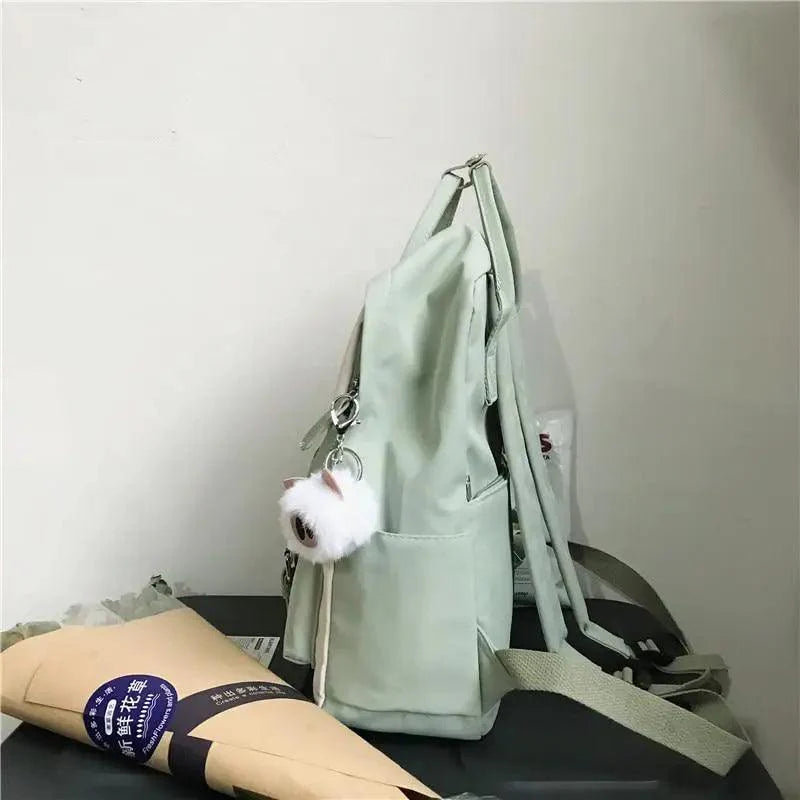 Elegant Waterproof School Backpack for Teen Girls and Women