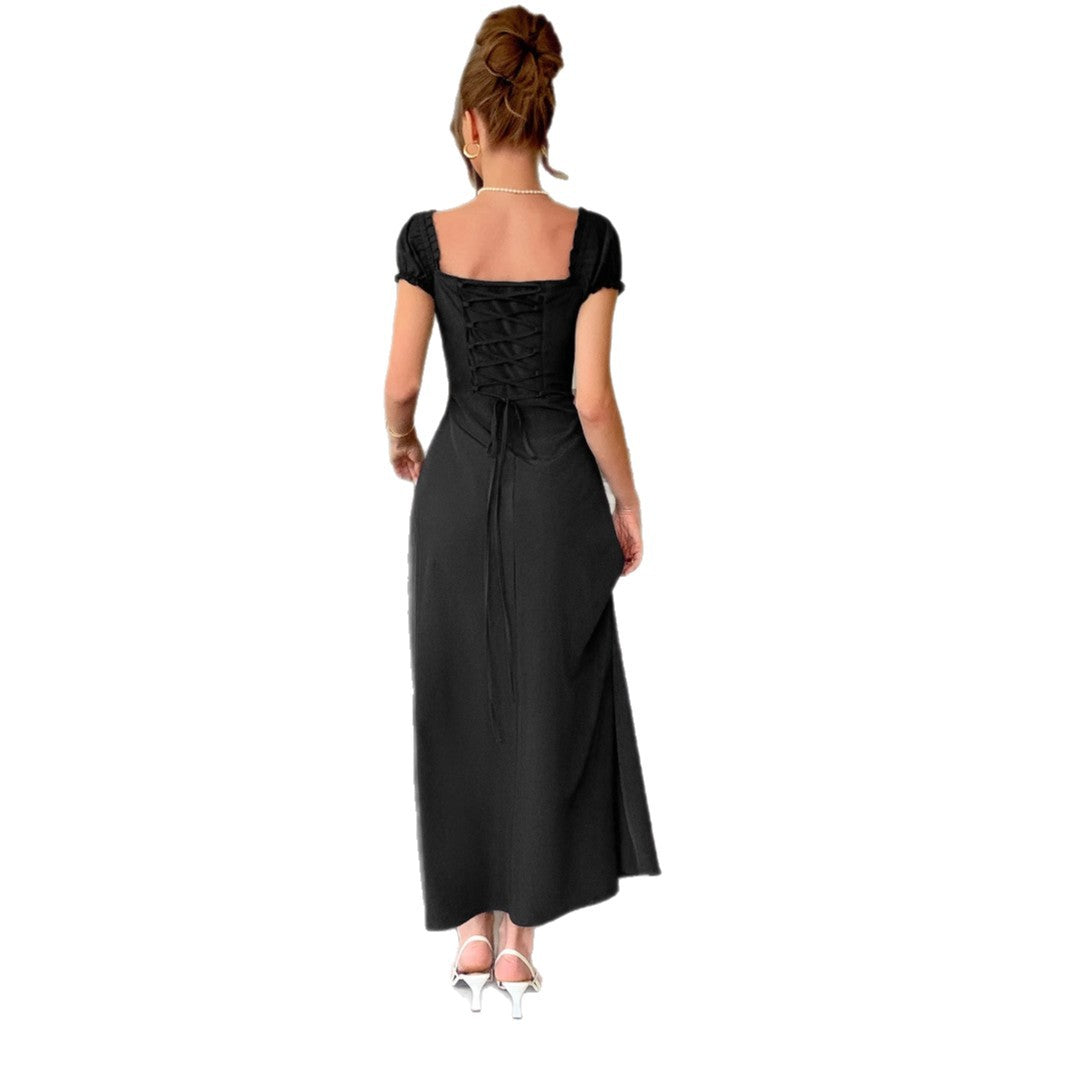 Elegant one shoulder long dress - Korvel