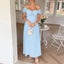 Elegant one shoulder long dress - Korvel