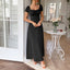 Elegant one shoulder long dress - Korvel