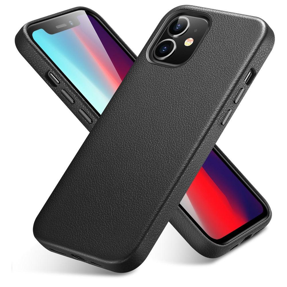 Funda de cuero elegante para iPhone 12 Pro Max