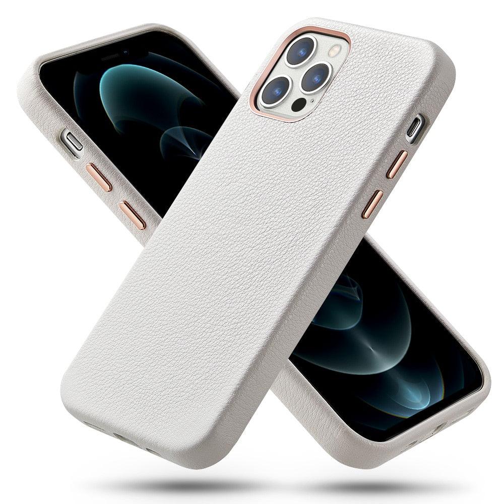 Funda de cuero elegante para iPhone 12 Pro Max