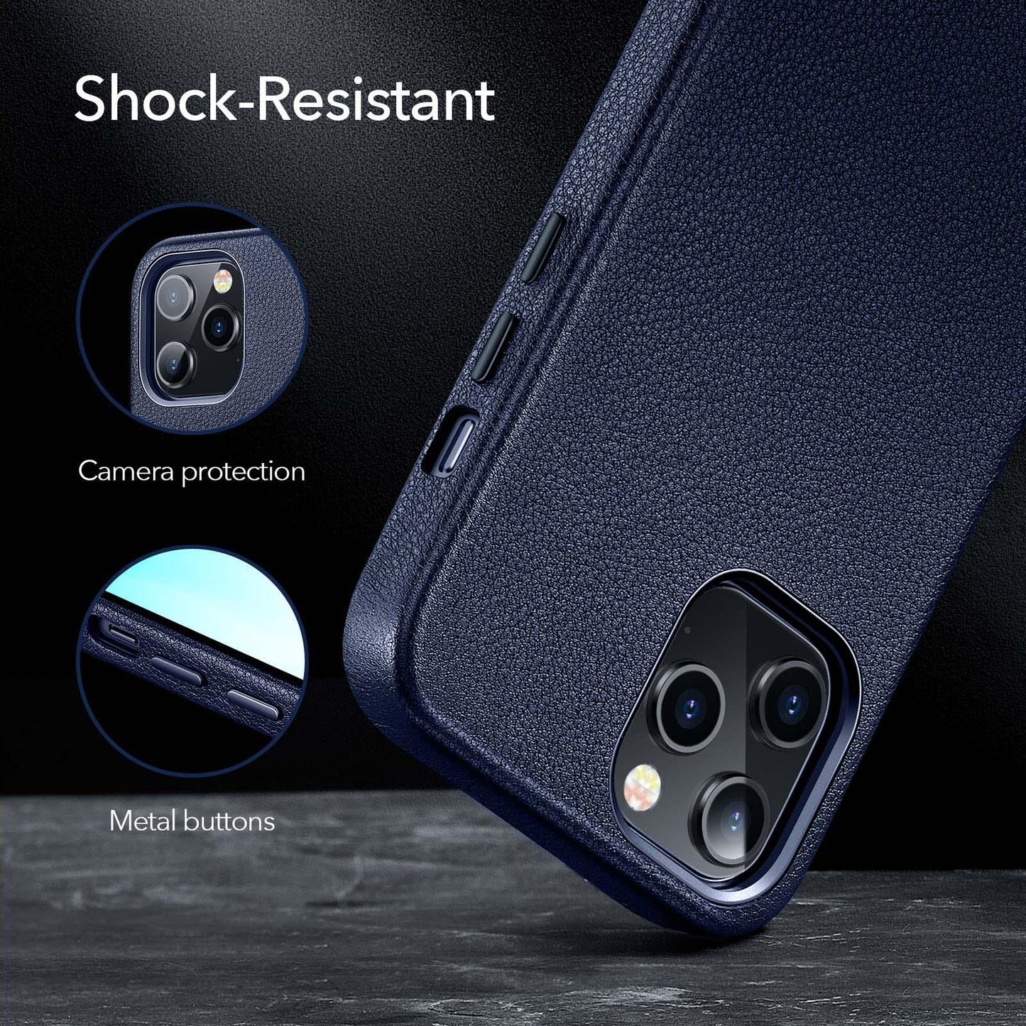 Funda de cuero elegante para iPhone 12 Pro Max