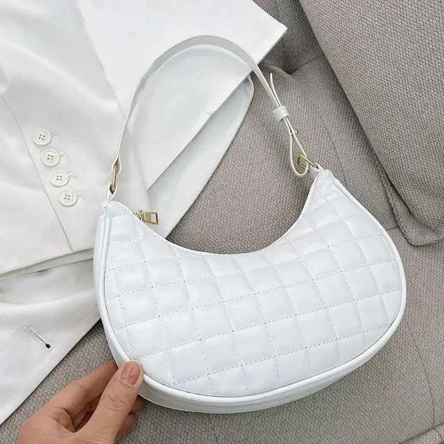 Sac à bandoulière élégant en couleur unie pour femmes