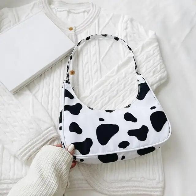 Sac à bandoulière élégant en couleur unie pour femmes