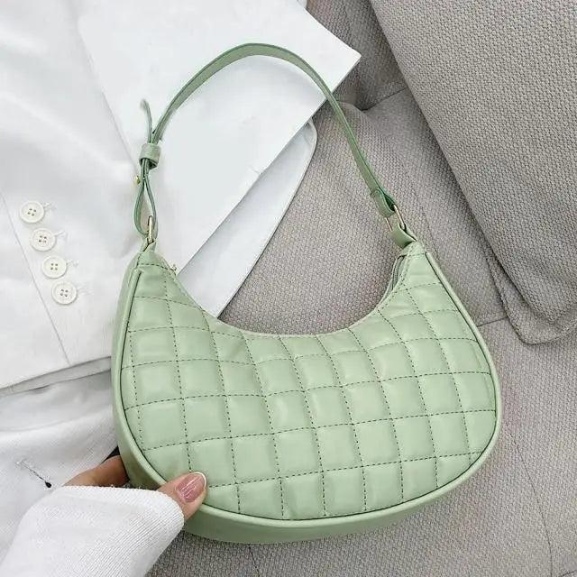 Sac à bandoulière élégant en couleur unie pour femmes