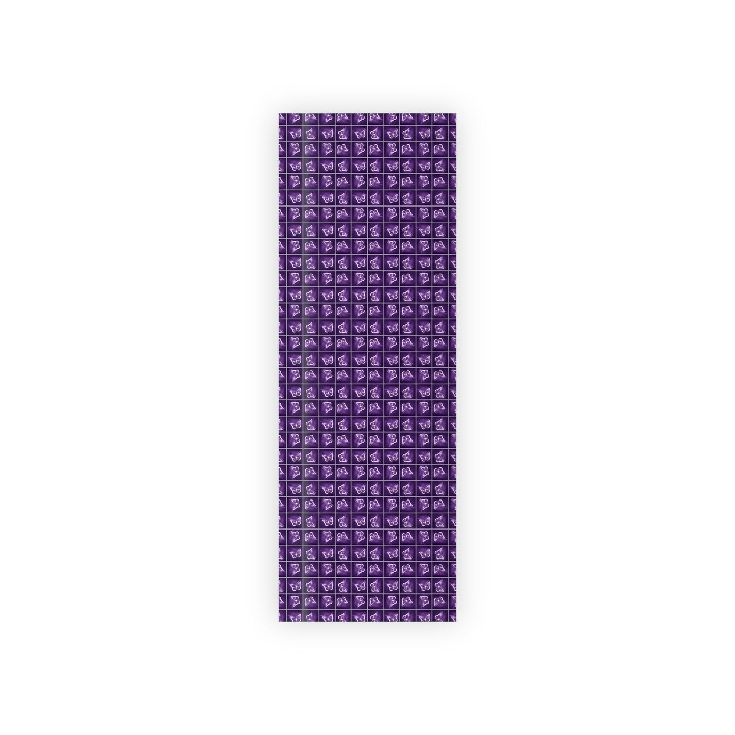 Elegant Purple Butterfly Gift Wrapping Paper Roll