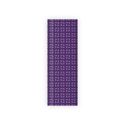 Elegant Purple Butterfly Gift Wrapping Paper Roll