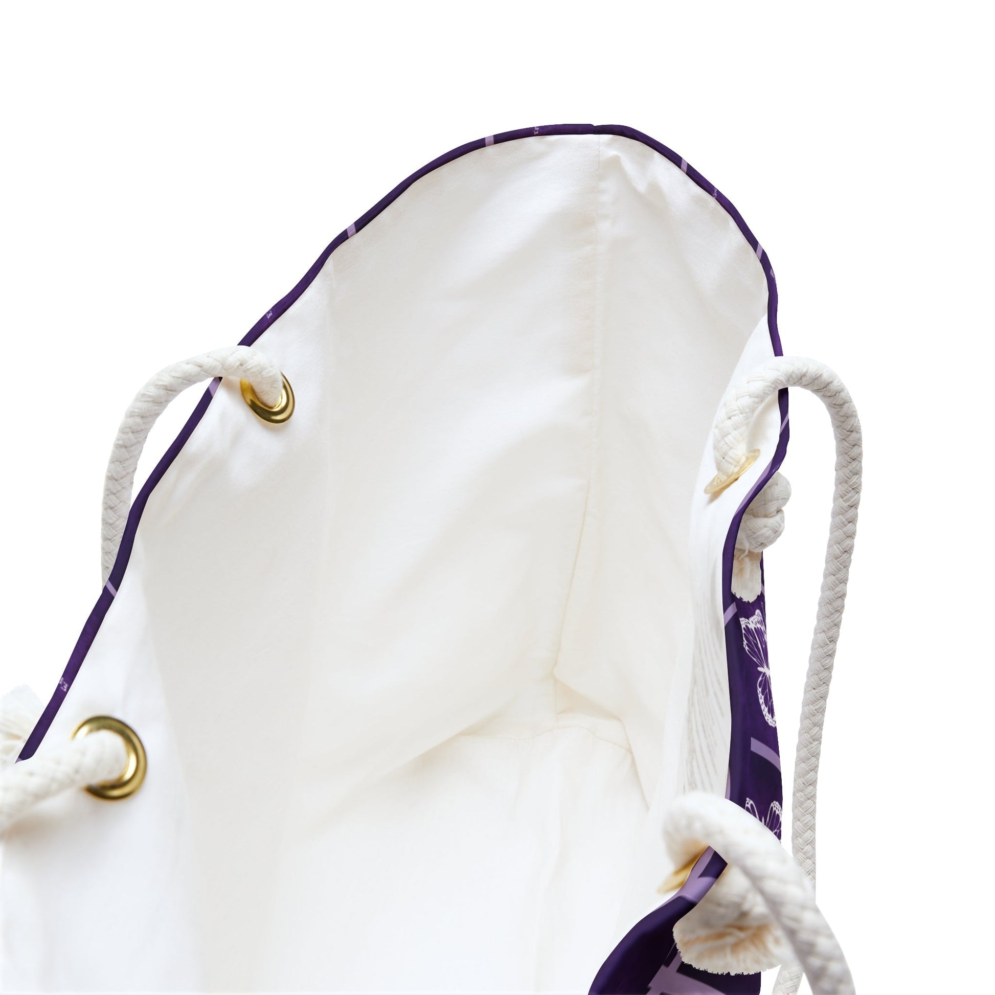 Chic Butterfly Motif Travel Tote for Weekend Getaways - Korvel