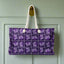 Chic Butterfly Motif Travel Tote for Weekend Getaways - Korvel