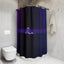 Rideau de douche élégant en satin violet