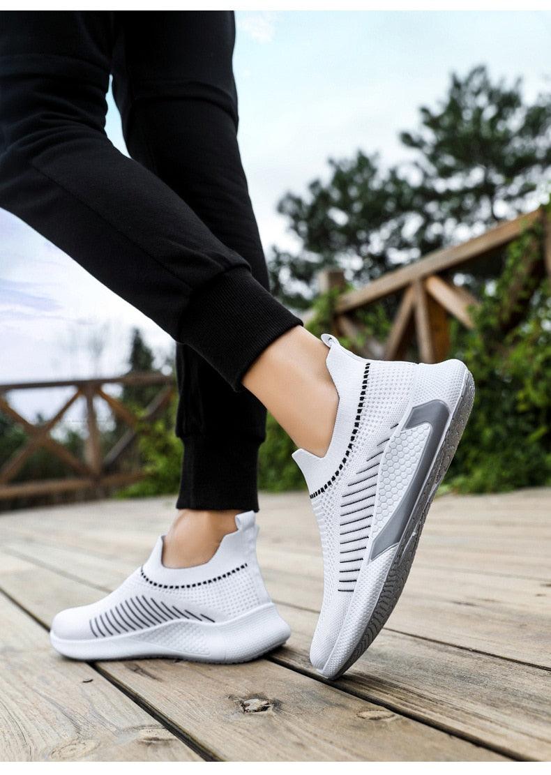 Baskets légères élégantes pour hommes pour la course décontractée