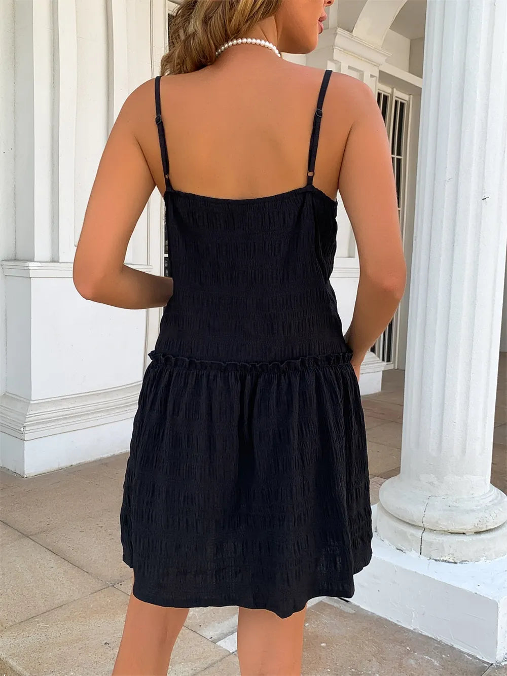 Elegant spring and summer style camisole dress - Korvel
