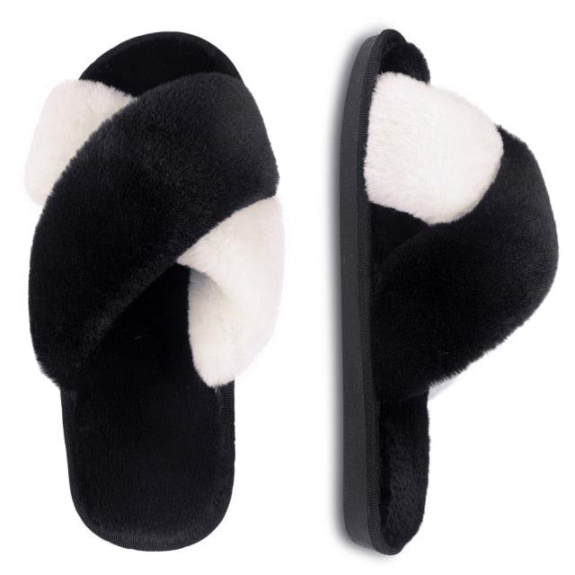 Zapatillas de Piel Sintética Elegantes para Mujeres - Cómodas y Estilosas