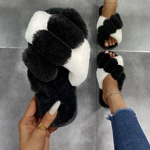 Zapatillas de Piel Sintética Elegantes para Mujeres - Cómodas y Estilosas