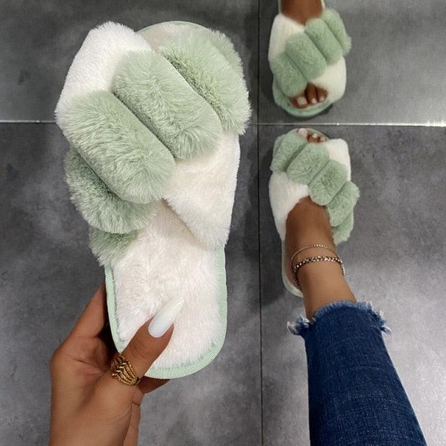 Zapatillas de Piel Sintética Elegantes para Mujeres - Cómodas y Estilosas