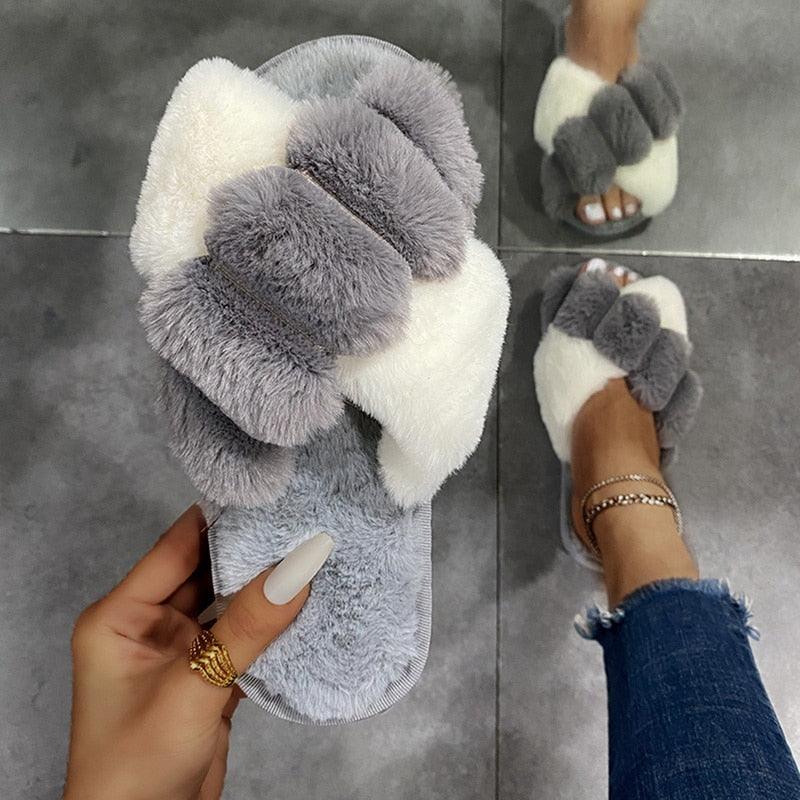 Zapatillas de Piel Sintética Elegantes para Mujeres - Cómodas y Estilosas
