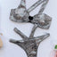 Conjunto de Bikini Brillante de Serpiente Elegante para Mujeres