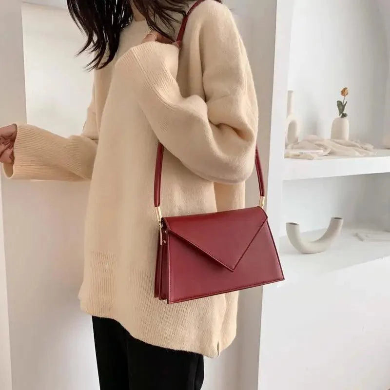 Sac à bandoulière élégant pour femmes - Sac à main en PU cuir de luxe