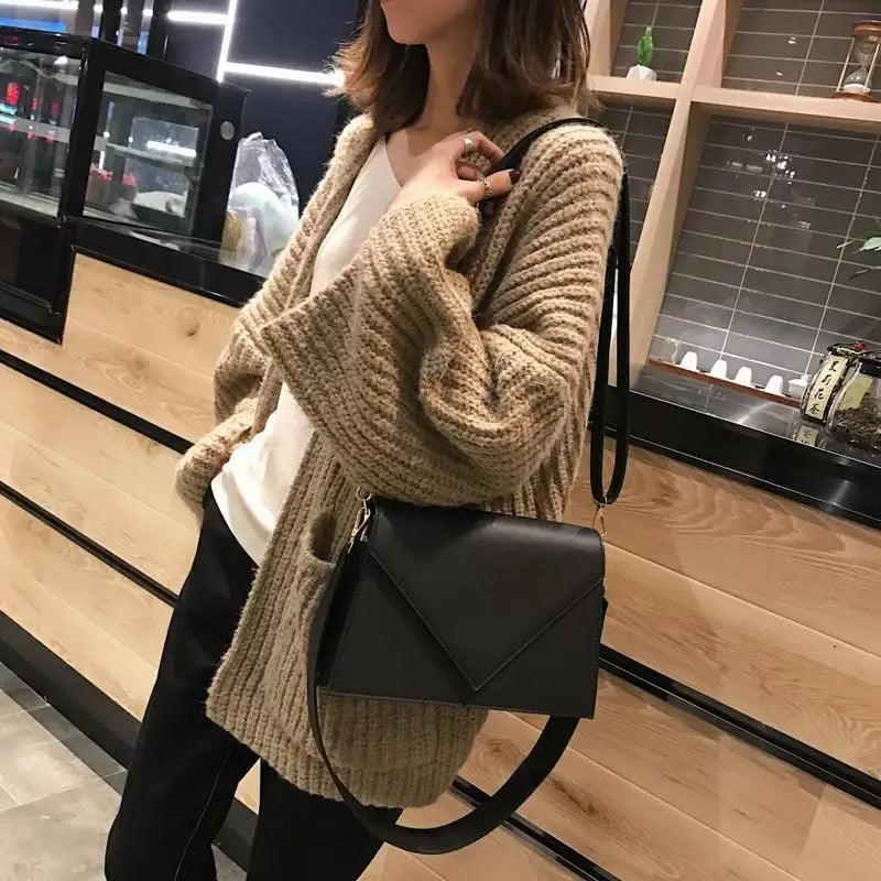 Sac à bandoulière élégant pour femmes - Sac à main en PU cuir de luxe