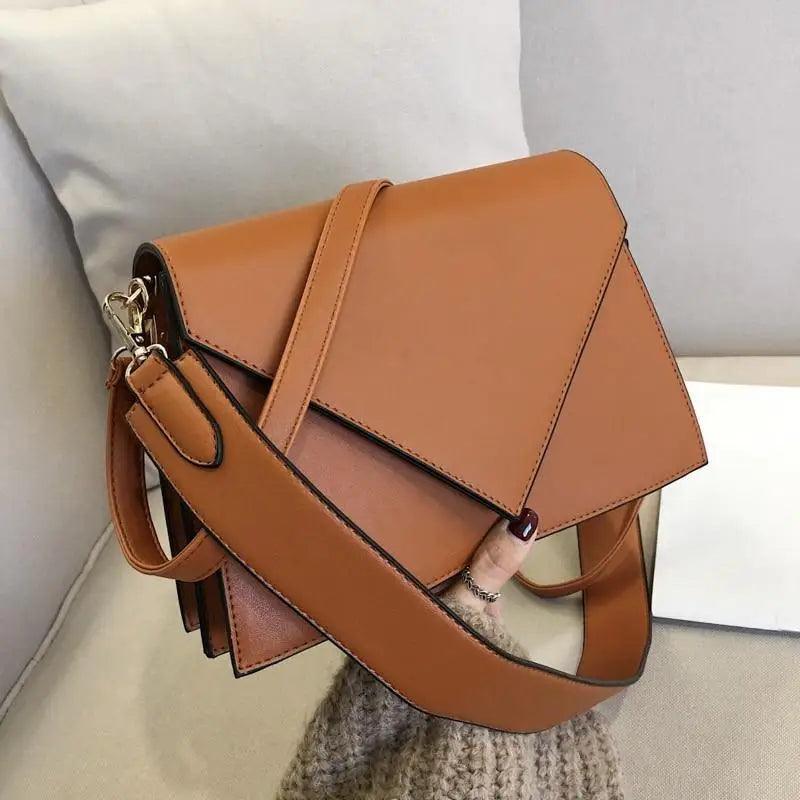 Sac à bandoulière élégant pour femmes - Sac à main en PU cuir de luxe