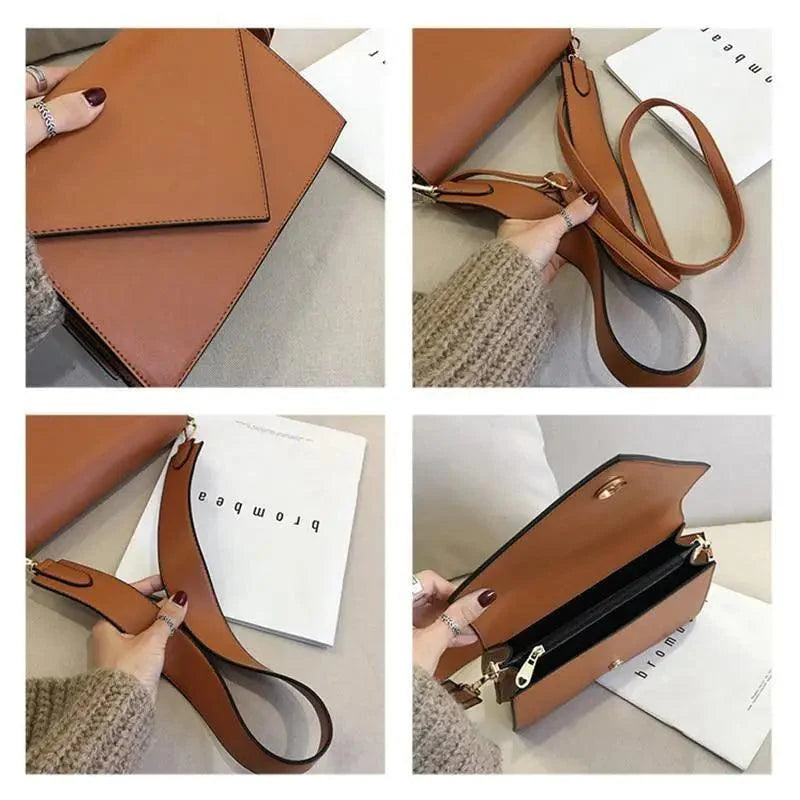 Sac à bandoulière élégant pour femmes - Sac à main en PU cuir de luxe