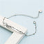 Bracelet d'amitié en acier inoxydable élégant pour femmes
