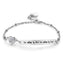 Bracelet d'amitié en acier inoxydable élégant pour femmes