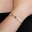 Bracelet d'amitié en acier inoxydable élégant pour femmes