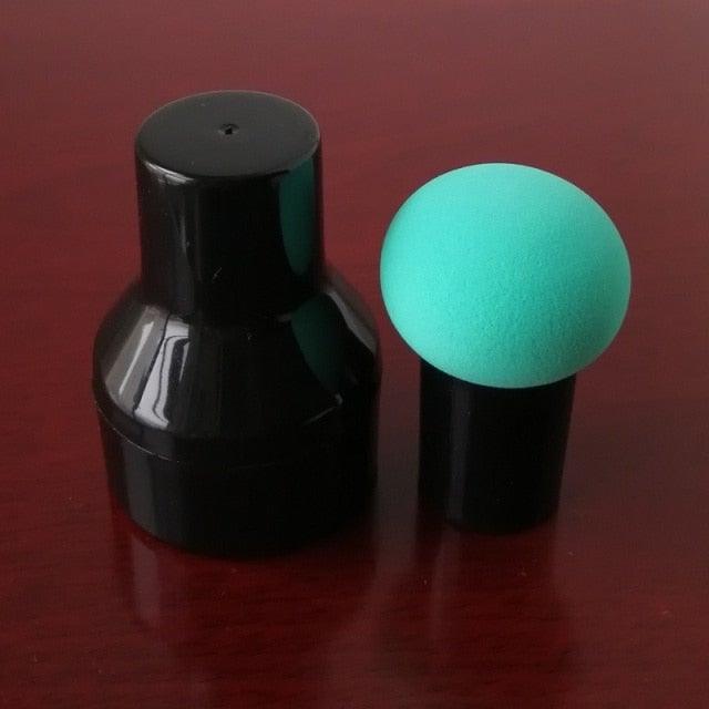 Éponge à Maquillage Élégante Sans Latex avec Boîte de Rangement