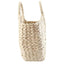 Elehant Women's Woven Wicker Straw Half Round Bag