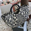 Elehant Women's Woven Wicker Straw Half Round Bag