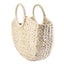 Elehant Women's Woven Wicker Straw Half Round Bag