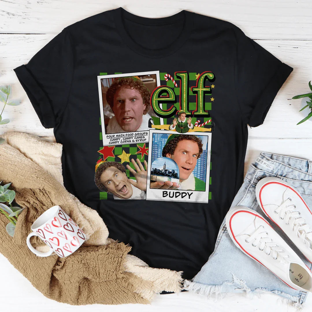 Elf Christmas Tee - Cozy & Fun Holiday Top