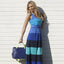 Elisa Leather Handbag - Sapphire